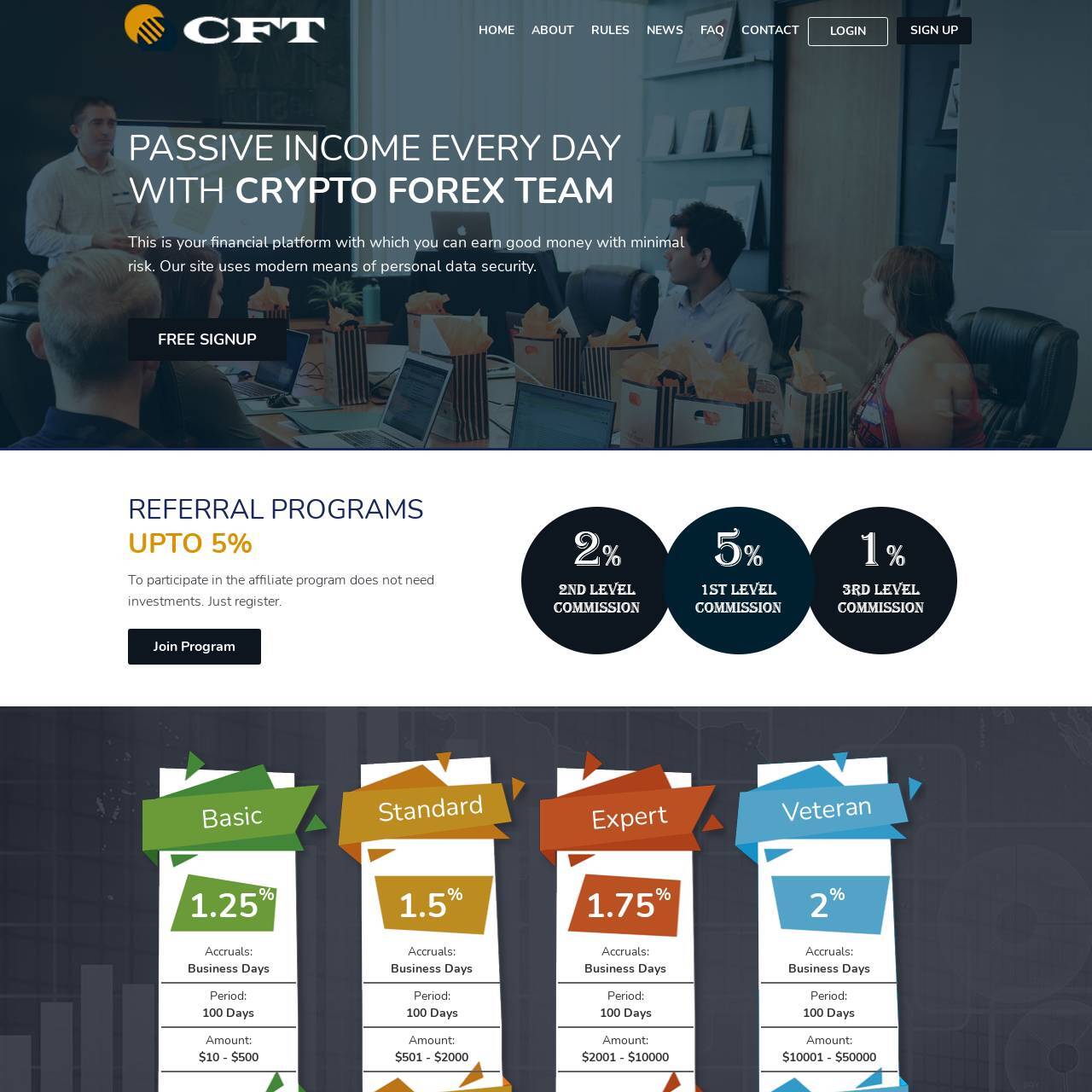 Crypto Forex Team screenshot