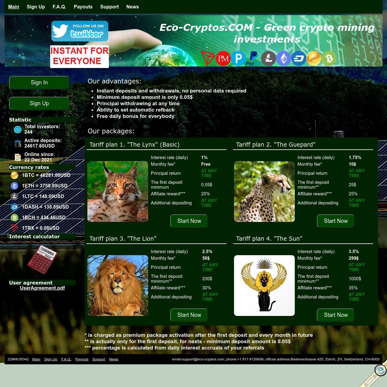 Eco-Cryptos screenshot