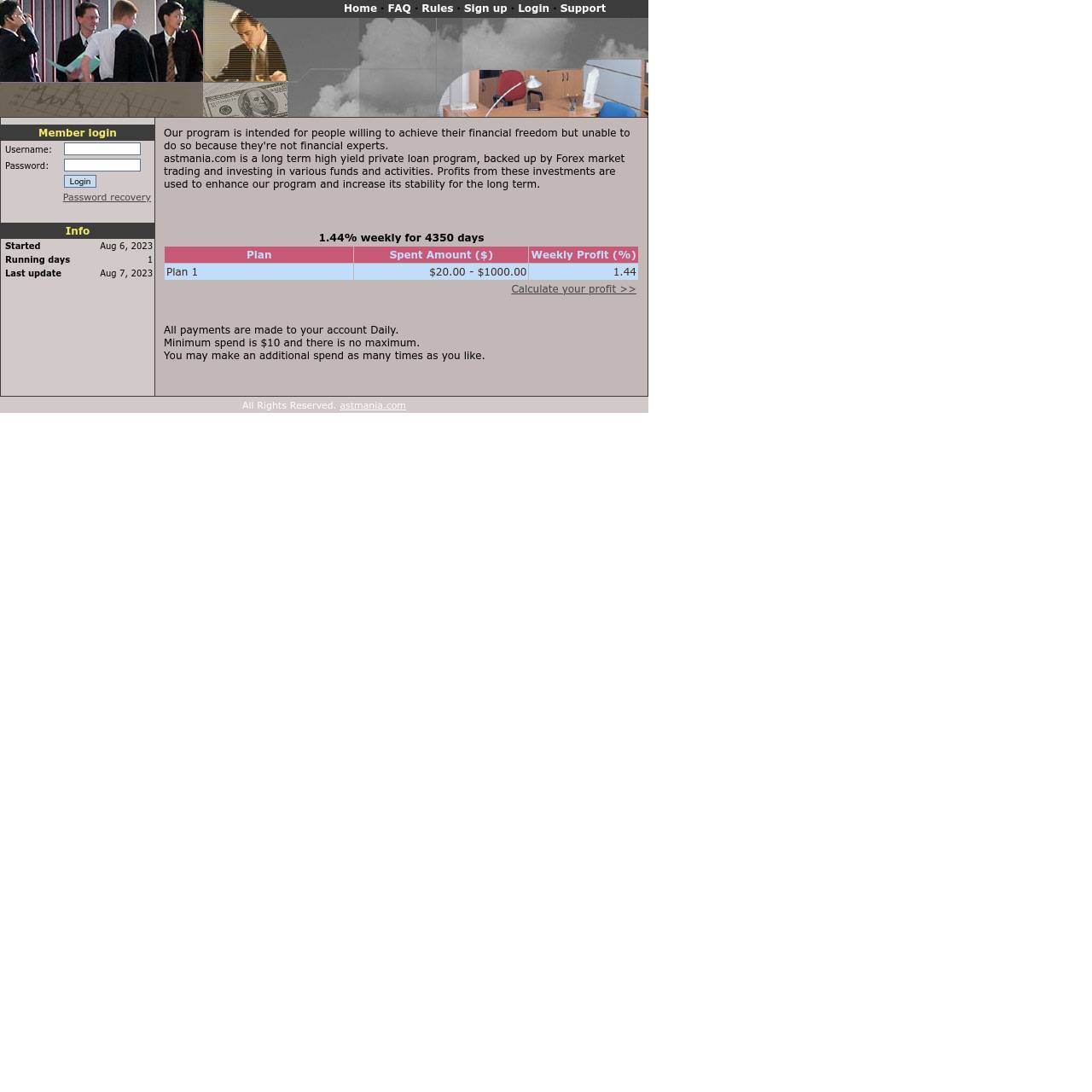 Astmania screenshot